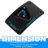 Harley Black Curved Laydown License Plate Mount Bracket