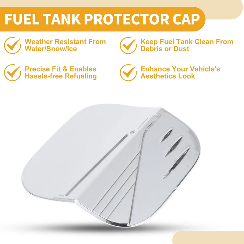 Honda Civic (2022-2025) Chrome Silver Tone Fuel Tank Door Cap