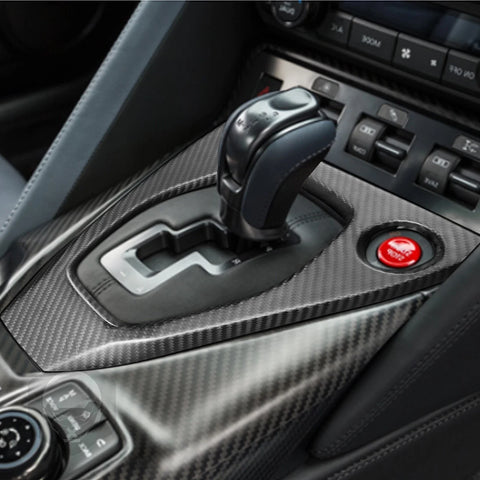Nissan R35 GTR Carbon Fiber Gear Shifter Control Panel Trim (2017-2023)