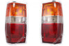 Mitsubishi L200 2 x Chrome Rear Tail Lights (86-94)