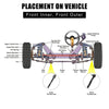 Lincoln MKX, Ford 4 x Front Inner Outer Tie Rod Ends (2007-2015)