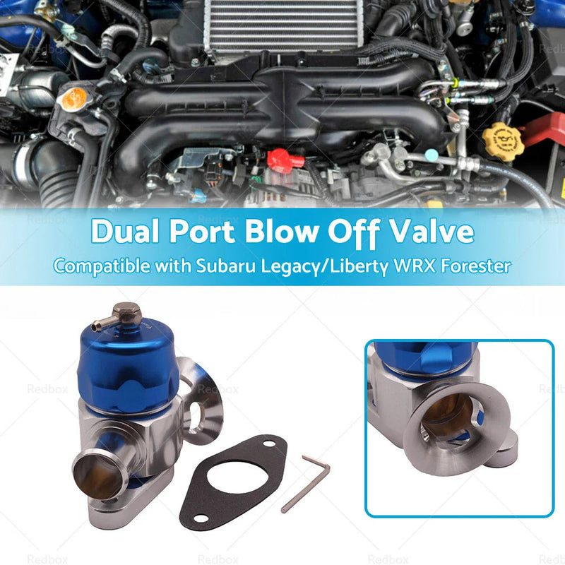 Subaru Legacy WRX Forester XT BOV Dual Port Blow Off Valve (2002-2020)