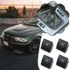 BMW E46 323i 325i 330i M3 328i 4 x Car Window Switch Button Caps (1998-2006)
