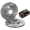Mazda 3 Front Disc Rotors + Tora Brake Pads Set (2004-2011)