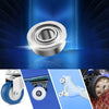 Bearings Inc 10 Pcs 3x7x3mm Single Row Flanged Deep Groove Ball Bearings