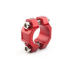 Universal Brake Clutch Perch Red CNC Rotating Bar Clamp 22mm 7/8"
