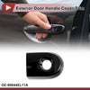 Nissan Versa (2007-2012) Black Exterior Door Handle Cover Trim