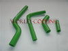 Kawasaki KX250F / KXF250 (2004-2005) Green Silicone Radiator Hose