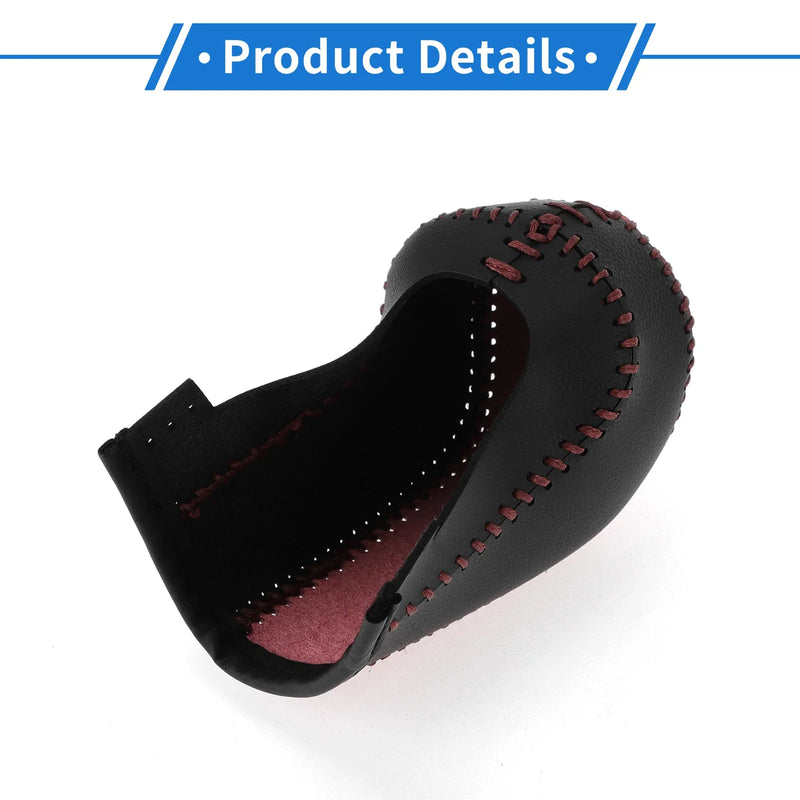 Hyundai Tucson (2015-2018) - 1 Pc Wine Red Black Car Gear Shift Knob Cover
