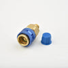 R134A 1 OZ 1/4 Hand Turn Filler Oil & Dye Injector Adapter