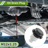 Car Motorcycle 2 x M12x1.25 Copper Oil Drain Plug W/ Gasket