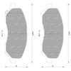 Dodge Caliber 2.0L 4cyl Front Disc Brake Pad Set (2006 - 2014)