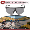 Motorcycle Cycling Sunglasses Goggles / Deep Gray Lens / Black Frame