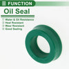 Make Model Oil Seal / 16x26x8mm / TPU Rotary Shaft Seal Green 5 Pcs