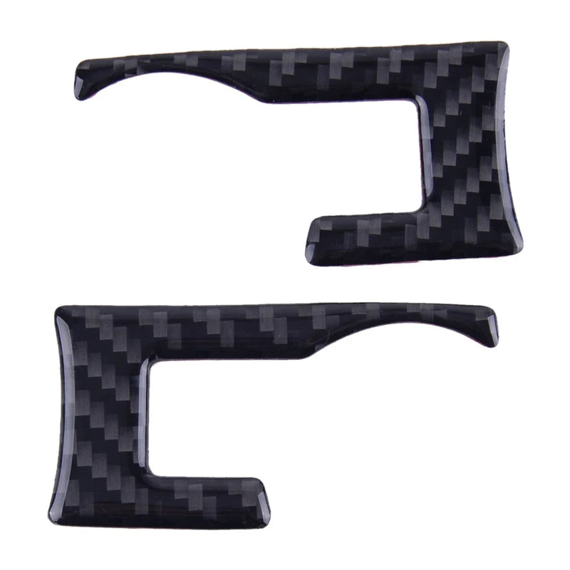 Ford Mustang 4x Carbon Fiber Center Console CD Switch Covers (2015-2019)