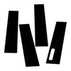 Ford F150 4 x Car Door Window Pillar Cover Stickers (2015-2021)