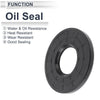 Oil Seal Rotary Shaft Seal Nitrile Rubber 40x90x8mm Black 5 Pcs