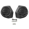 Harley Touring Street Glide 6.5" Black King Trunk Luggage Speakers (14-24)
