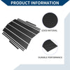 Toyota RAV4 (2019-2023) Black Carbon Fiber 10 Pcs Window Trim Covers