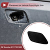 BMW Z4 Black Bumper Headlight Washer Nozzle Cover Cap (2009-2016)