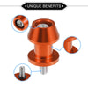 Motorbike Pair 6mm CNC Swingarm Spools Sliders Stand Orange