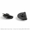 Harley Sportster XL883 / 1200 10x Battery Left Side Cover Clips (2004-2018)