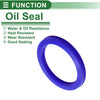 Oil Seal Rotary Shaft Seal TPU 75x95x9mm Blue 5 pcs