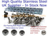 Honda NSR125 JC20 Stainless Fairing Bolt & Screen Bolts Kit (1988–1993)