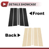 Ford Explorer (2020-2023) Black 6 Pcs Door Pillar Window Trim
