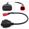 Honda Motorcycles 6 Pin to 16 Pin OBD2 Cable Connectors