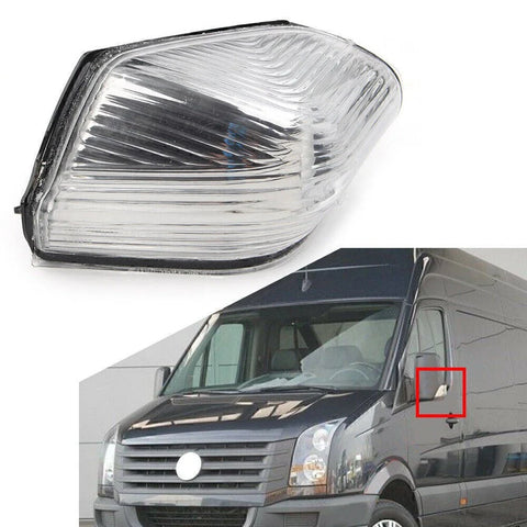Volkswagen Crafter Left Side Rear View Mirror Turn Signal Light Cover (2006-2017)