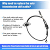 Jeep Wrangler Transmission Gear Shift Cable (2007-2010)