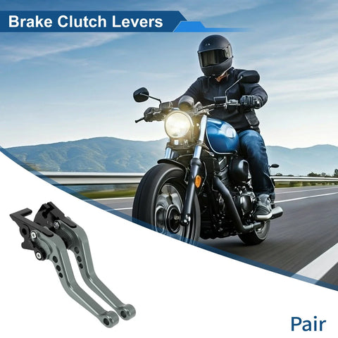 Kawasaki NINJA 400R Titanium Tone 6 Position Adjustable Brake Clutch Levers