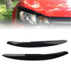 VW Polo Mk5 6R 6C (2011-2017) Glossy Black Headlight Eyebrow Cover Trim