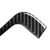 Fiat 500 Black Carbon Fiber Interior Door Handle Trim Cover (2012-2015)