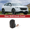 Honda HR-V 2023-2024 Black Brown Faux Leather Car Gear Shift Knob Cover