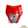 Honda CR125, Yamaha WR250 Dirt Bike Front LED Headlight Fairing