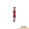 Harley Softail Dyna Red Shifter Shift Linkage Mid-Controls (2000-2017)