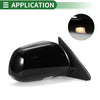 Toyota Highlander Right Side Door Mirror Gloss Black (08–13)