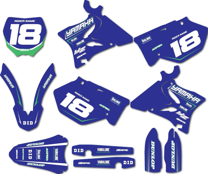 Yamaha YZ 250 Sinister Style Graphics Decal Kit (2006-2014)