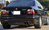 BMW E39 M5 5 Series Gloss Black Rear Bumper Diffuser (1996-2003)