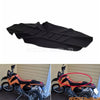 Honda CR125 CR250R CRF150F CRF230F Black Ribbed Gripper Seat Cover