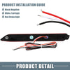 Toyota RAV4 Rear Bumper Reflector LED Brake Tail Lights (2019)