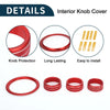 Jeep Gladiator JT (2020-2023) 8 Pcs AC Media Headlight Switch Knob Cover