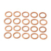 Universal Use 20 x M12*1.5 Copper Oil Drain Plug Gasket Washers
