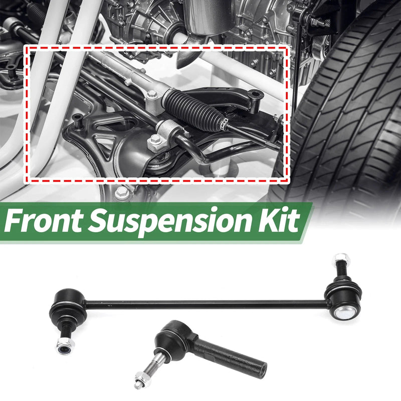 Chrysler Sebring 4 x Front Outer Tie Rod Ends & Sway Bar Link (2007-2008)