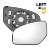 Honda Civic Left Side Heated White Mirror Glass (2012-2017)