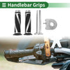 Motorcycle Hand Grips Cover Kit Handlebar Diamond Twill Pattern