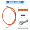 Motorcycle Hydraulic Brake Hose Line Pipeline 90cm 35.43" 10mm 0.39"