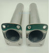 90° Fishing Rod Holder x 2 Stainless Steel Flush Mount Polished
